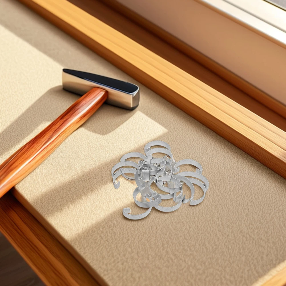 

30Pcs Chicken Cage Anti-Slip Door Clips Heavy Duty Steel Wire Latches for Secure Poultry Farming Breeding Transport Applications