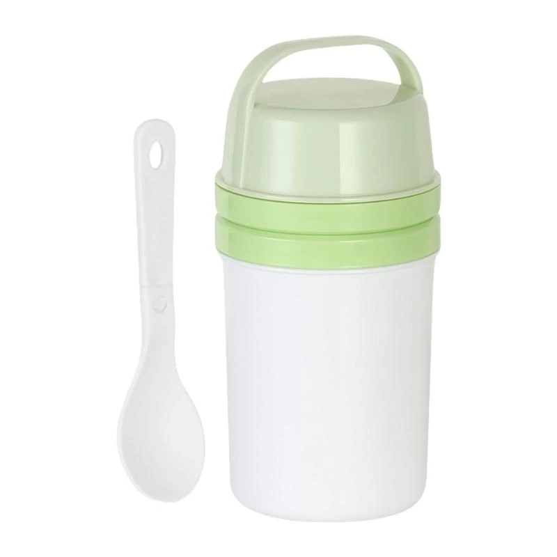Sturdy Muesli And Yogurt Holders With Folding Spoon Included for Students Worker