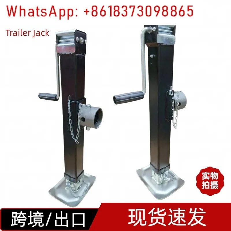 8000 lbs 3,6 ton vierkante buis zware jack trailer strijders RV platte krik drie secties twee secties beugel