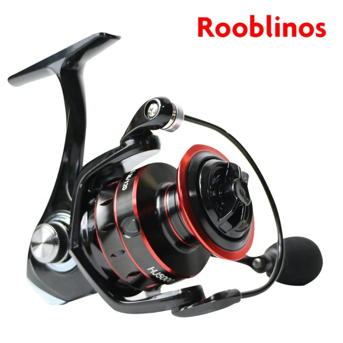 Rooblinos HJ Spinning Reels Ultralight Metal 5.2:1 Gear Ratio Saltwater or Freshwater 17kg Max Drag Fishing reels