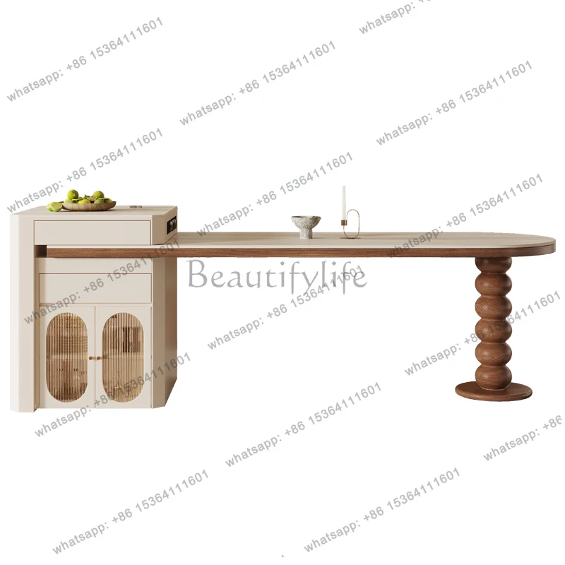 Glass Design Dining Table Chairs Luxury Nordic Island Extensible Tables Kitchen Restaurant Mesas De Comedor Home Furniture