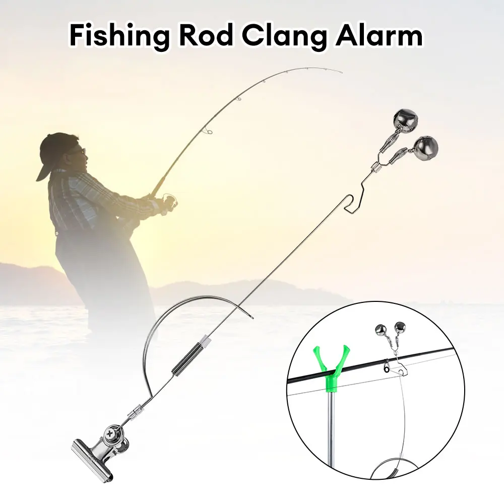 

Fishing Bite Alarm Stainless Steel Metal Fish Alarm Bells Adjustable Carp Tackle Anti-corrosion Anti-rust Fishing Accessories