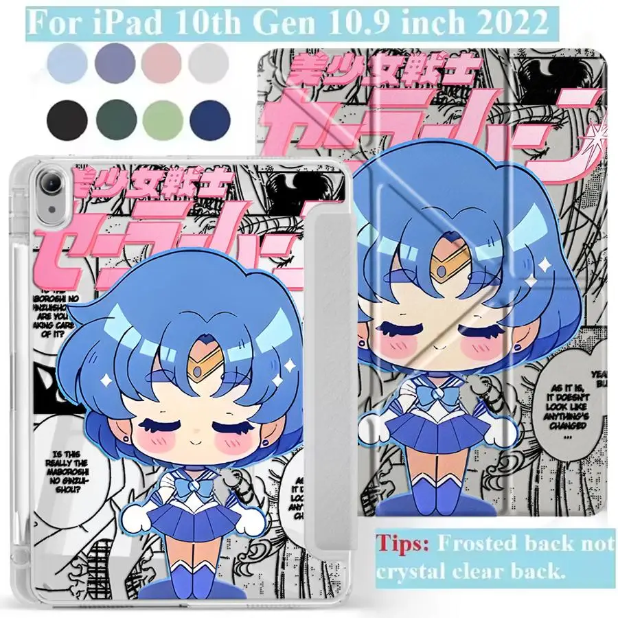 

Hot Sailormoon Tablet Case For iPad Pro 2025 Mini 6 7 Pro 11th 10th 9th 8th 7th 12.9inch Air 4 5 M3 M2 1 2 M4 11inch Y-Fold