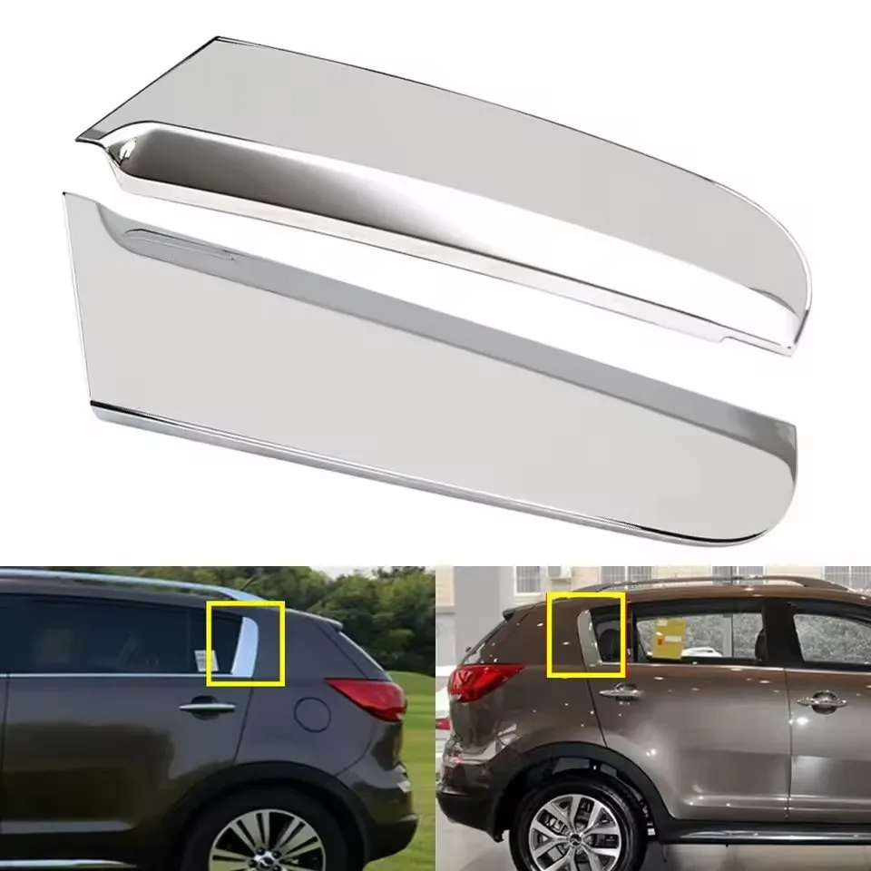 Türleisten-Chrom-C-Säulenabdeckung für KIA Sportage 2011-2016 ZIERLEISTEN-SET-RR DR OEM 832703W010 832803W010 83270-3W010 83280-3W010