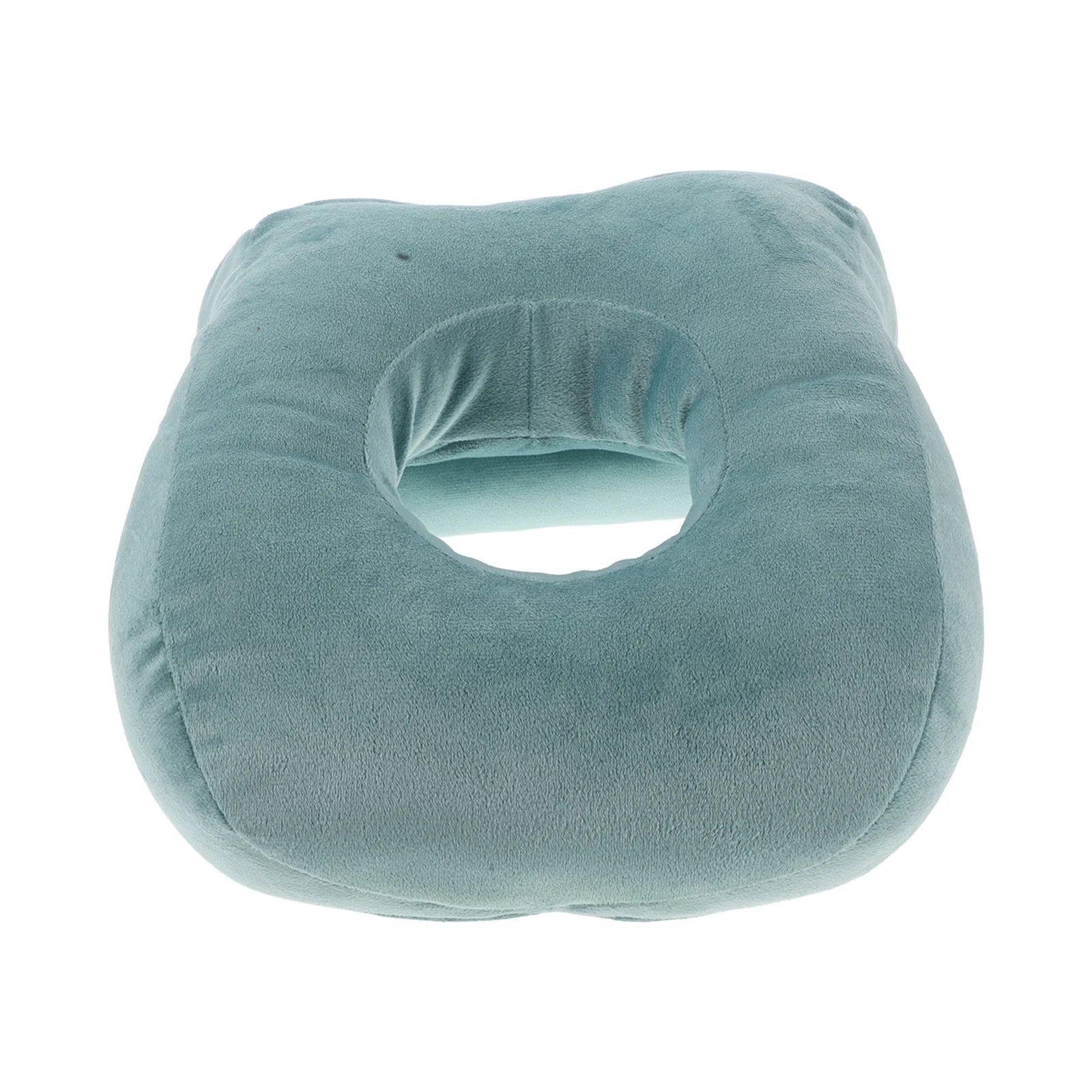 

Memory Foam Nap Pillow with Arm Rest Hole Sky-Blue Soft Rebound Cushion for Office School Travel Face Down Pillow for Massage