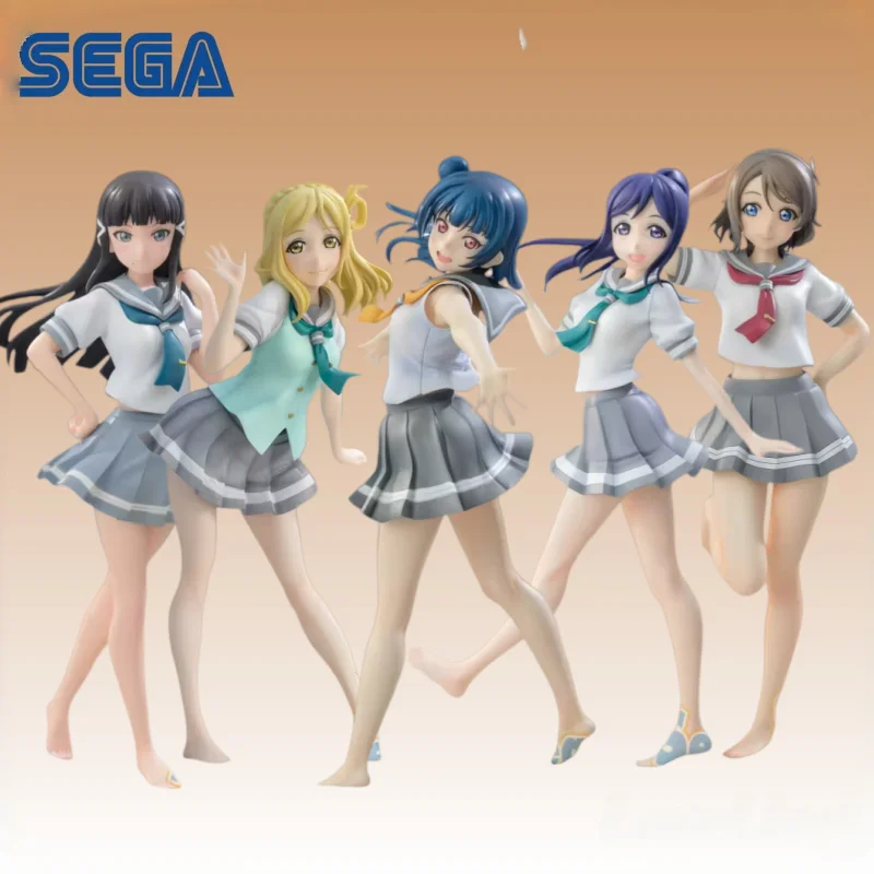 En Stock: Figura de Acción Original de S.E.G.A. Love Live! Sunshine!! - Kurosawa Ruby, Personaje de Anime, Modelo Coleccionable, Adorno para Garaje, Estatua