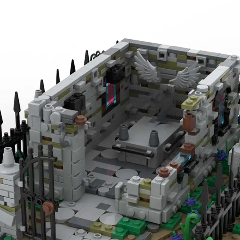 Magische Serie The Ancient Crypt Model Technology Bricks MOC- 171141   Architektur Landschaft Bausteine Kinder Weihnachtsspielzeug