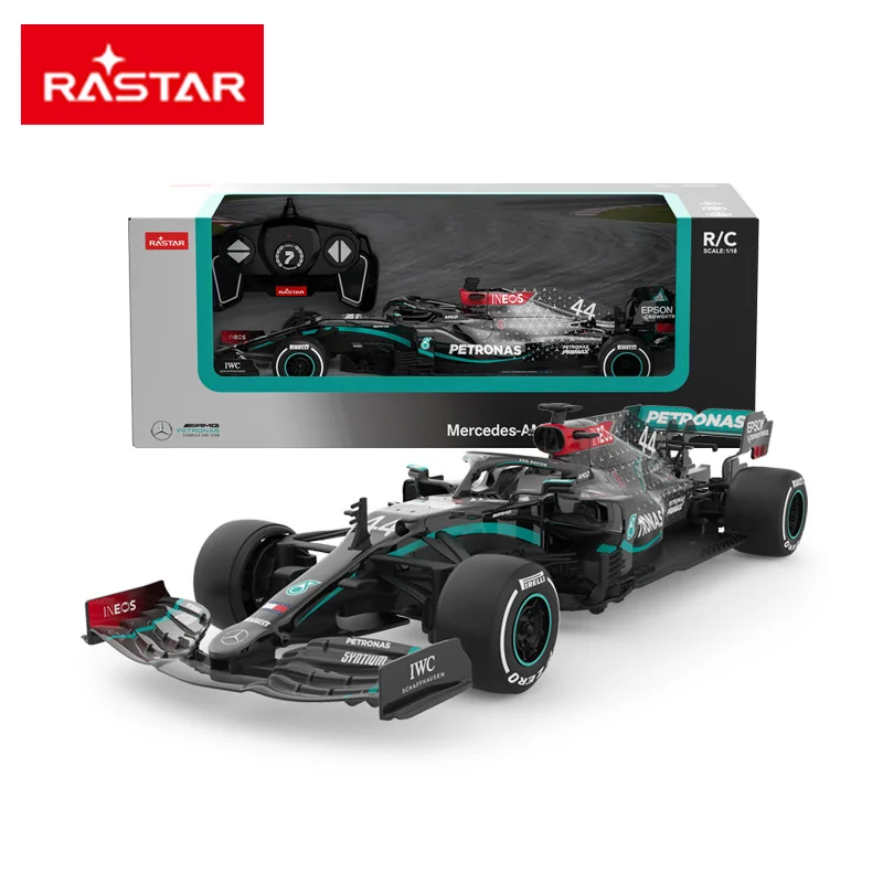 Nouveau en Stock Rastar 1:18 F1-75 Mcl36 Rb18 W11 Eq F1 télécommande course Simulation alliage Miniature modèle personnalisé enfant jouets cadeau