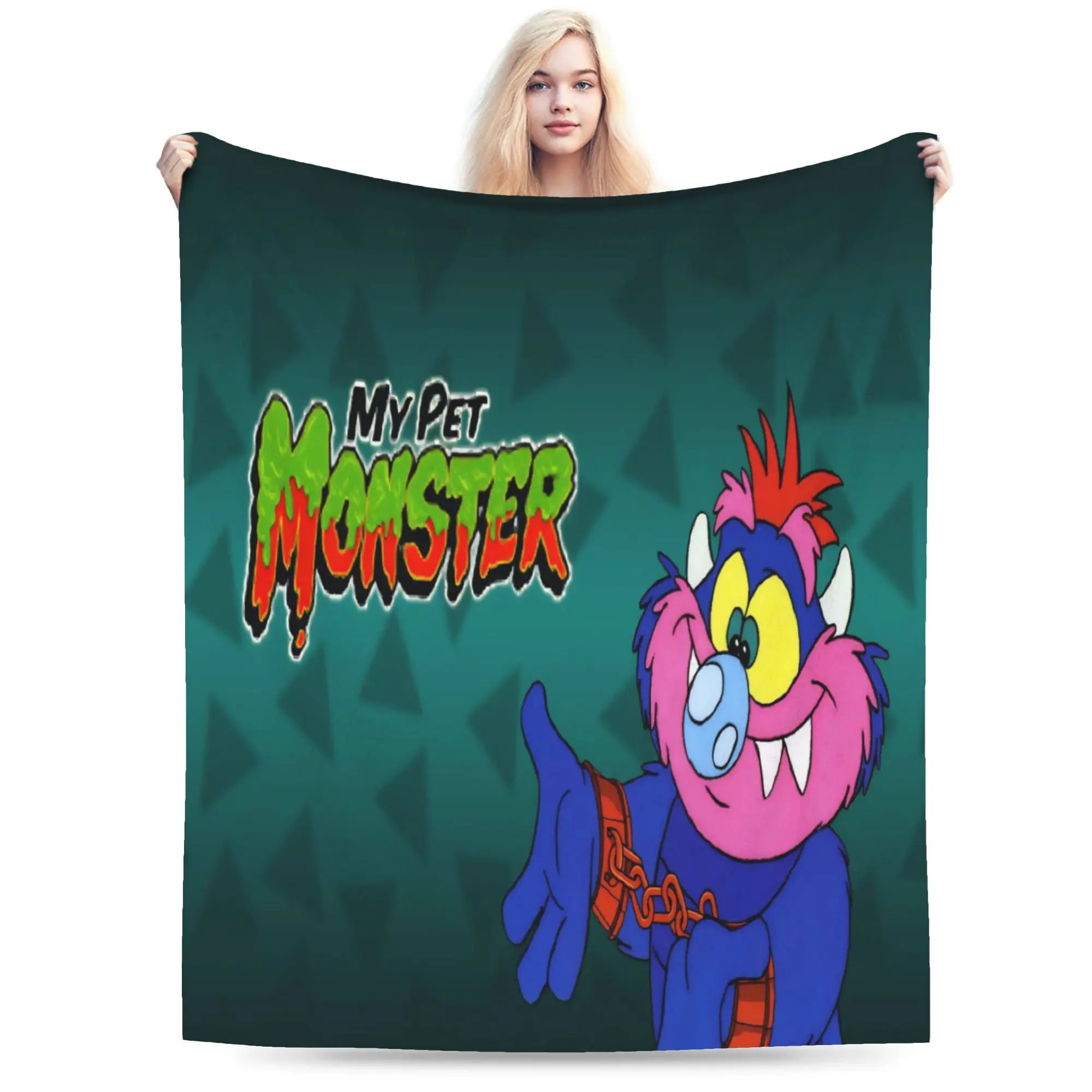 My Pet Monsters Cartoon Accessories Blankets Lightweight Thin Flannel  Throw Blankets Cozy Bedspreads