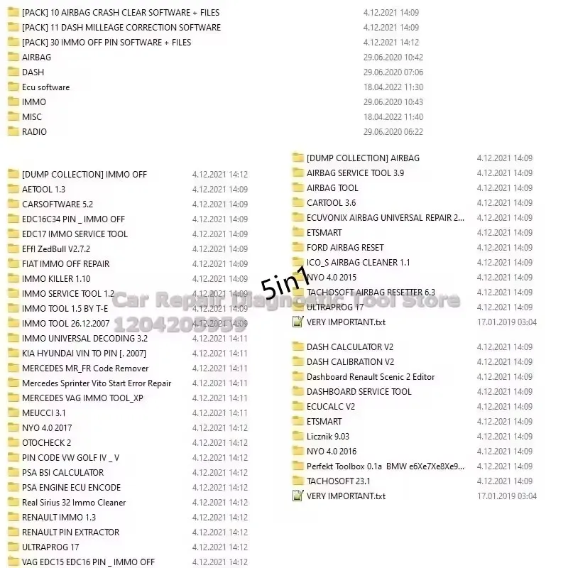 

32GB Package DASH MILLEAGE CORRECTION+AIRBAG CRASH CLEAR+IMMO OFF+ DASH +IMMO SOFTWARES Download installation video