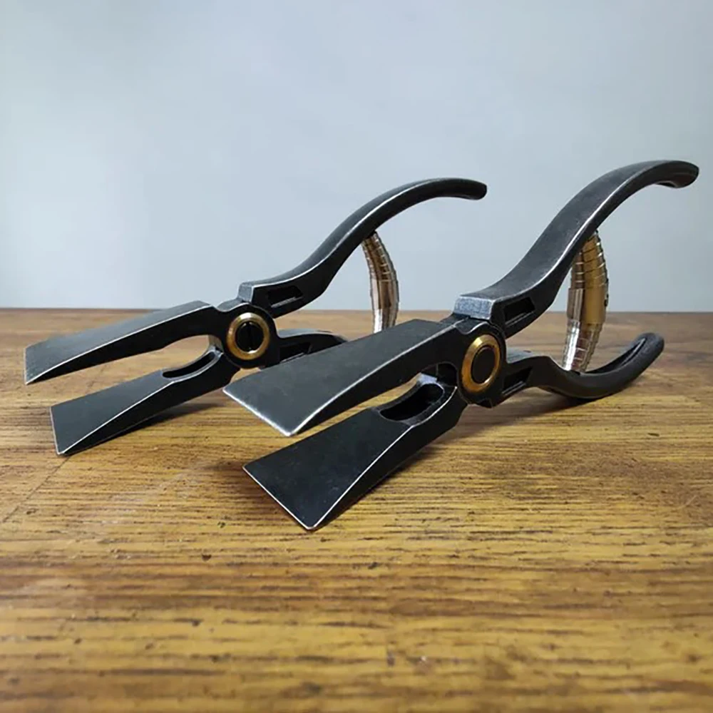 QIANYU Leather Flat Pliers Stainless Steel Stone Washing High Hardness Leahter Edge Stitch Finishing Clamping Parallel Pliers