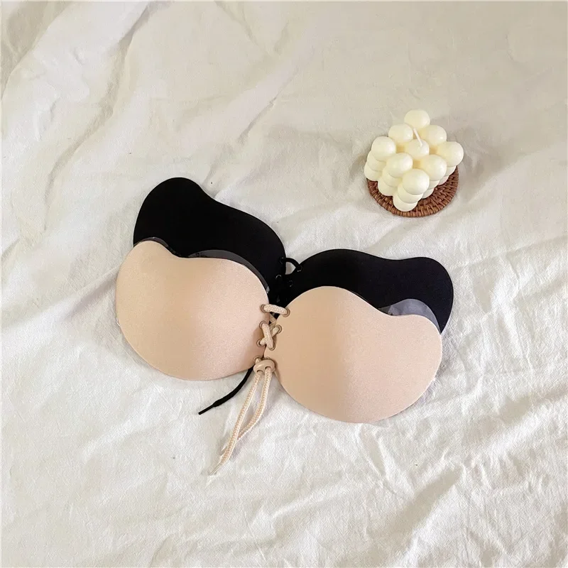 Invisible Push Up Bra Backless Strapless Seamless Front Closure Bralette Underwear Women Adhesive Silicone Sticky Bras Lingerie