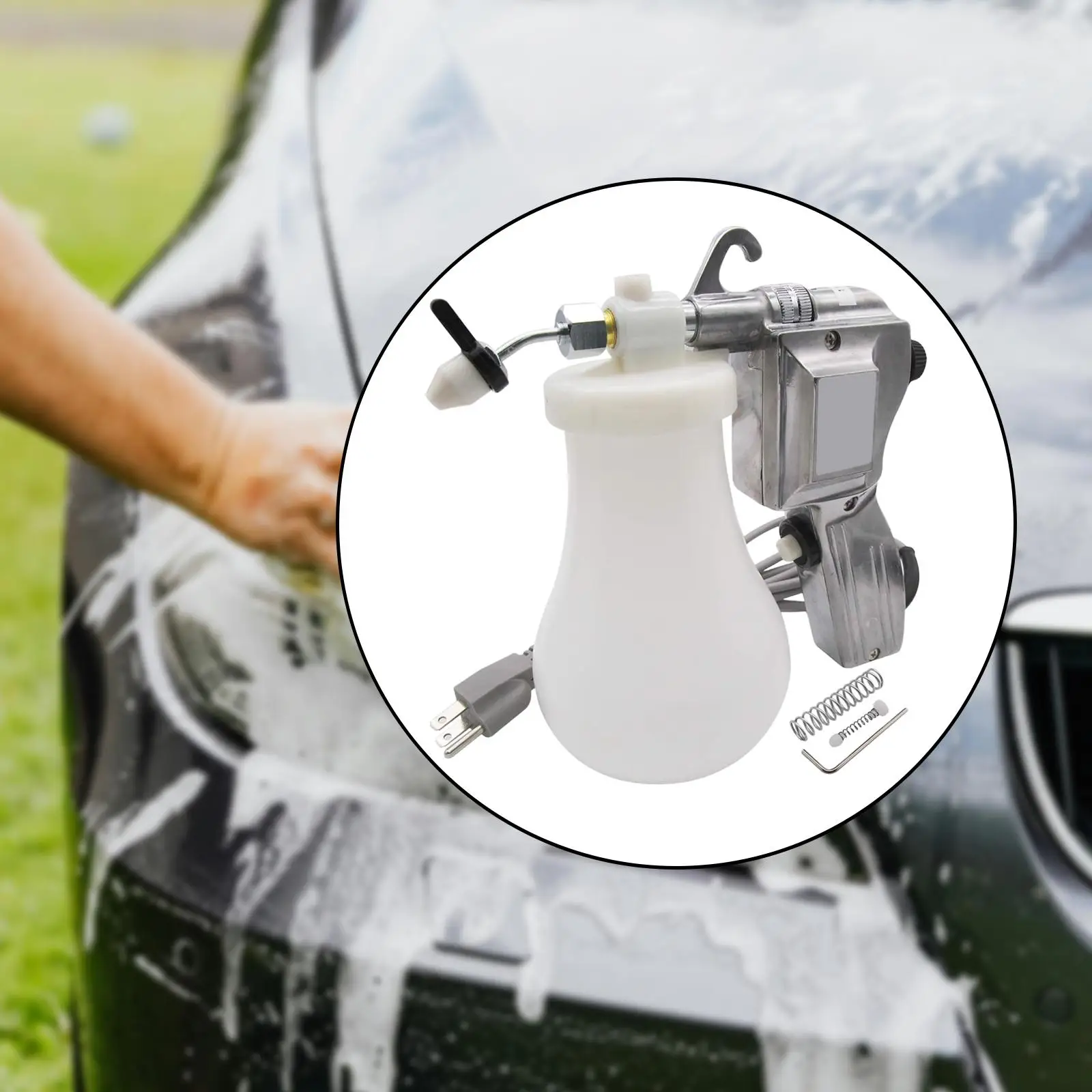 

Textile Cleaning Spray High Pressure Electric Adjustable Nozzle Water Spray Sprayer for Garment Dyeing Play Walnut Knitting