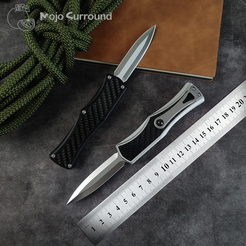 

Micro Angela Goddess Knife Hera Tech Knife из углеродного волокна EDC для самообороны, уличное военное тактическое снаряжение, боевые карманные ножи A27