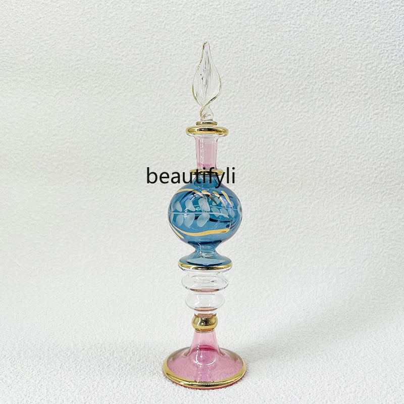 New, glass bottle, handmade 12cm, glass bottle exquisite ornament soft ornament
