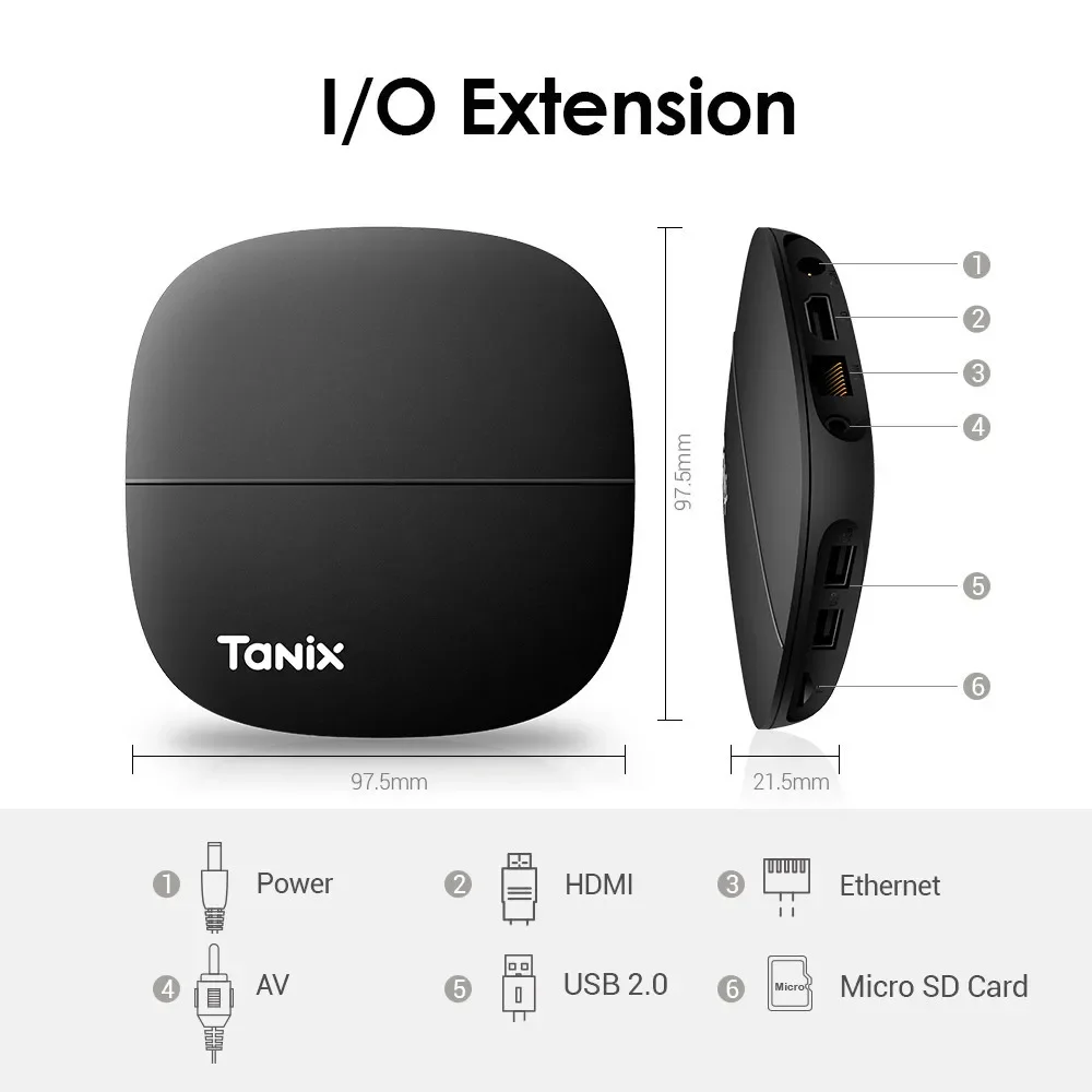 ТВ-приставка Allwinner H313, Интернет, TANIX A3 H313, интеллектуальная визуальная электронная приставка «кошачий глаз», 16 ГБ, Android 10,0, Wi-Fi,