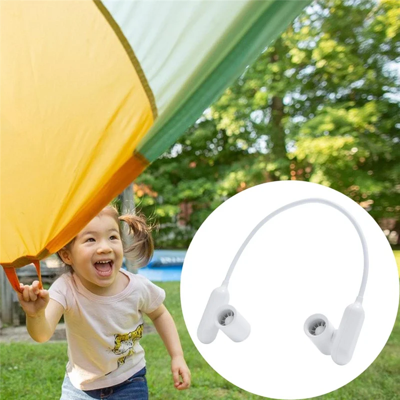 ABNL Neck Hanging Fan Multifunctional Rotatable 3 Speeds Adjustable Bladeless For Household Travel Sports Outdoor