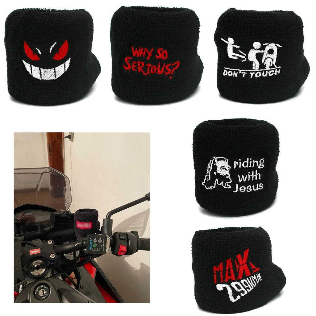 Motorcycle Custom Front Fluid Brake Clutch Reservoir Cover Sock For Aprilia RSV4 RS4 RS125 RS250 RS50 RS660 TUONO V4 Shiver
