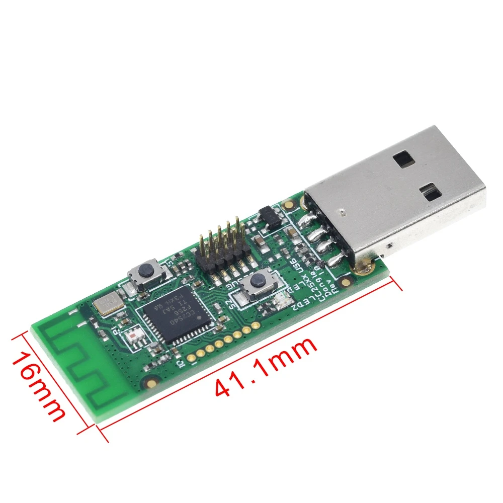 Wireless I/O IO Ports CC2540 Bluetooth 4.0 BLE Adapter USB Protocol Analysis BTool Packet Sniffer Board Debug Pin 1Mbps Module