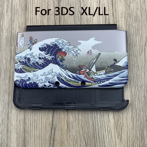 Imagen 2 del producto Cubierta de placa frontal superior e inferior de repuesto DIY para Nintendo 3DSXL 3DS LL XL carcasa de consola A & E funda Dropshipping
