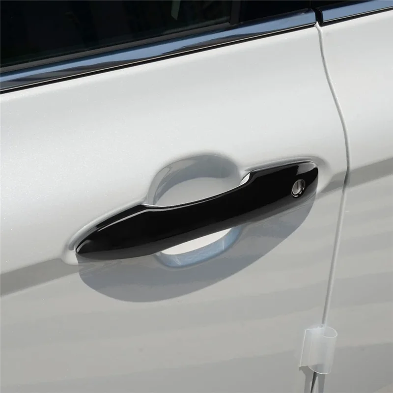 

Door Handle Cover Trim Accessories (No Smart Key Holes, Glossy Black)-A77Q