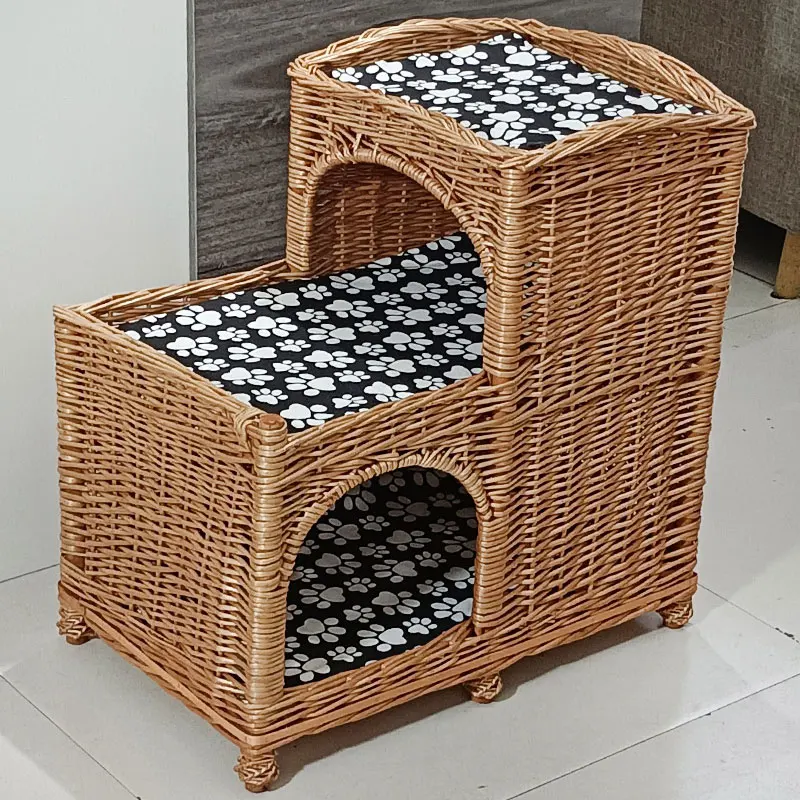 

*/*Cat Nest Four Seasons Universal Villa Cat House Woven Pet Nest Household Nest