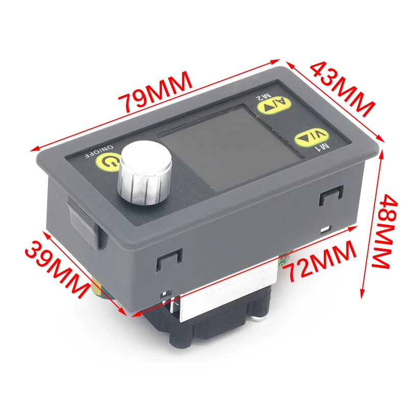 Imagem -02 - Buck Boost Converter cc cv 36v 5a Módulo de Potência Ajustável Regulada Fonte de Alimentação do Laboratório Voltímetro Amperímetro Wz3605e dc