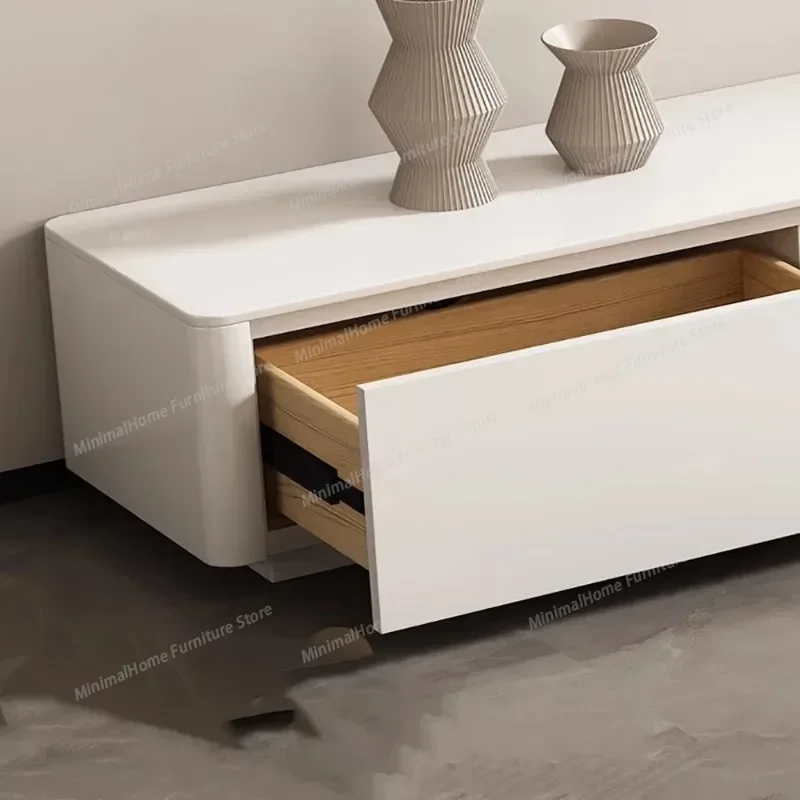 

Скандинавская тумба под телевизор с глянцевой отделкой, простая и роскошная, в французском стиле, элегантная мебель для гостиной