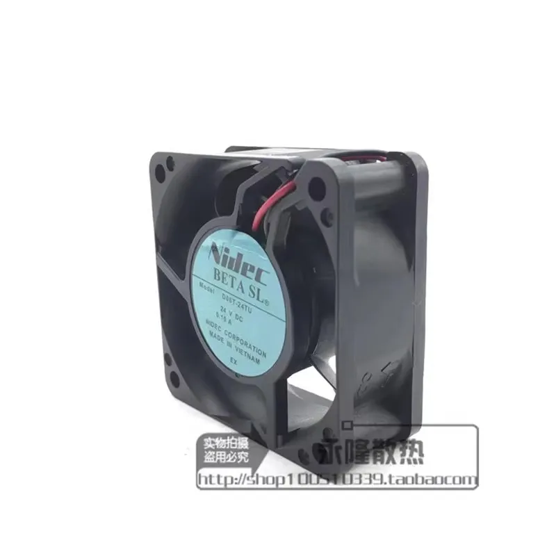 Original D06T-24TU 60 * 60 * 25MM 24V 0.10A 6CM frequency converter Cooling fan