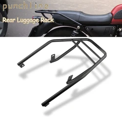 Apto para moto guzzi v7 iii v7 clássico/stornello/trofeo centenario bagageiro traseiro cauda rack caixa superior caso mala placa transportadora