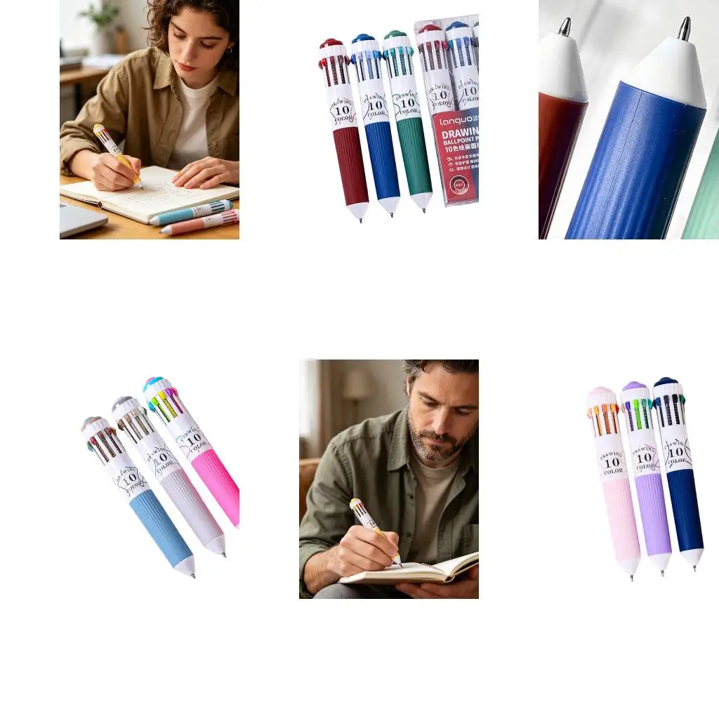 Ballpoint Pens Multicolor Writing Pens Set For School Office and Art Projects