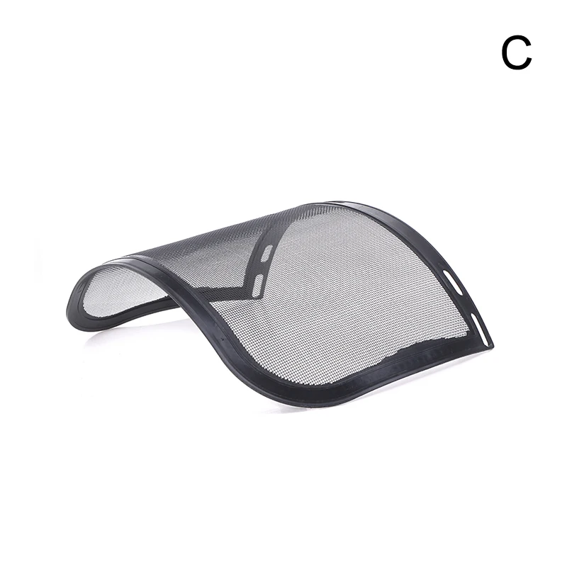 Cappello da casco di sicurezza per decespugliatore da giardino 1PC con maschera protettiva in rete a pieno facciale per la protezione forestale del