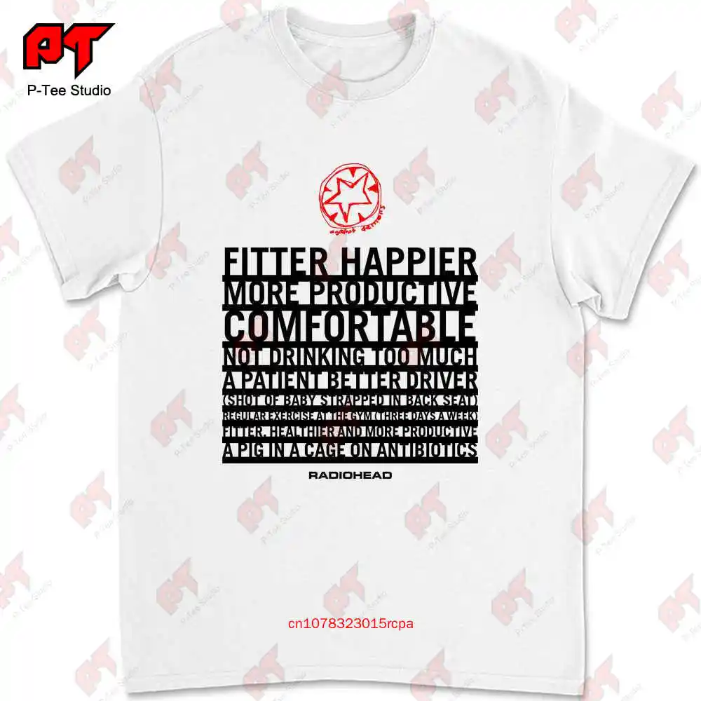 Radiohead Fitter Happier T-shirt MGRU