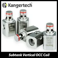 Original 5PCS Kanger Vertical OCC Coil Head 1.5ohm 1.2ohm 0.5ohm Electronic Cigarette for Subtank Atomizer Vape Tank