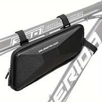 Bicycle frame bag Bicycle storage triangle bag Bicycle underneath the top tube Waterproof hardshell EVA Bike bag for mountain