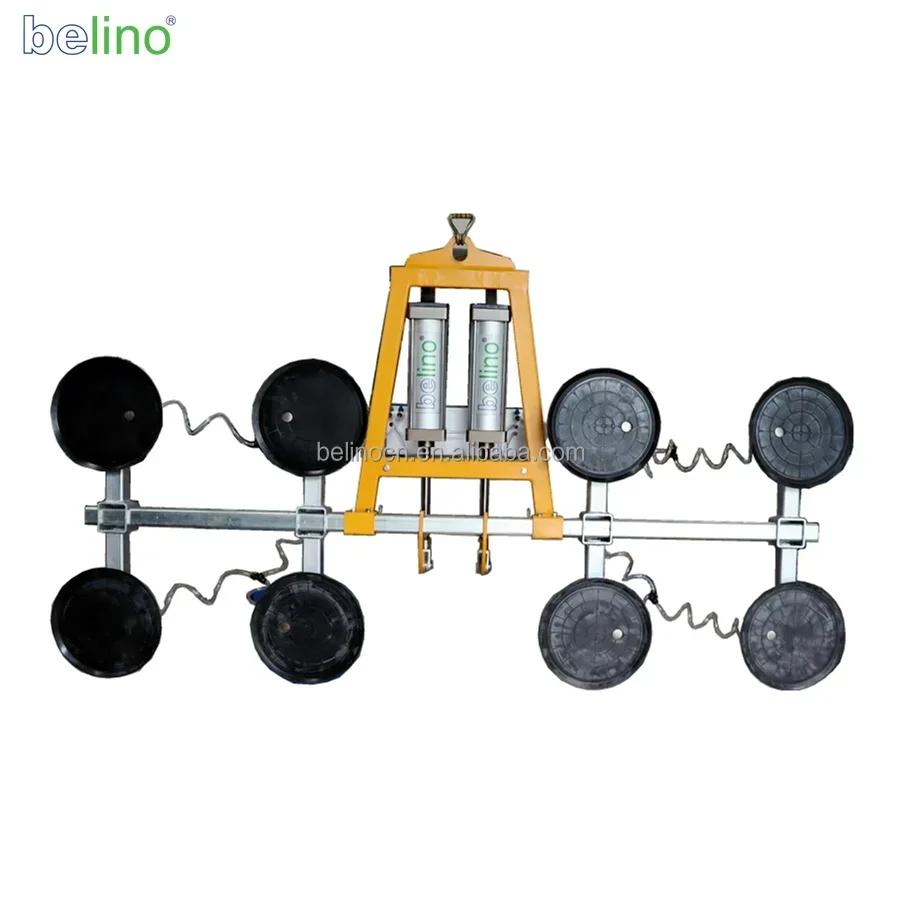 800kgs Granite Stone Slab Lifting Equipment-Vacuum Suction Cup Lifter for Stone Work