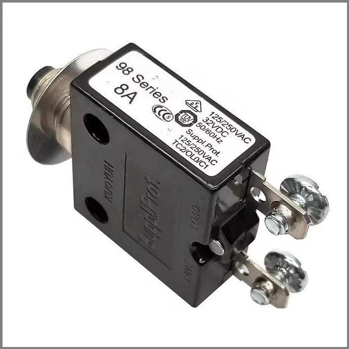 10 pcs overload current protector thermal overload protection switch high voltage cleaner water pump circuit breaker