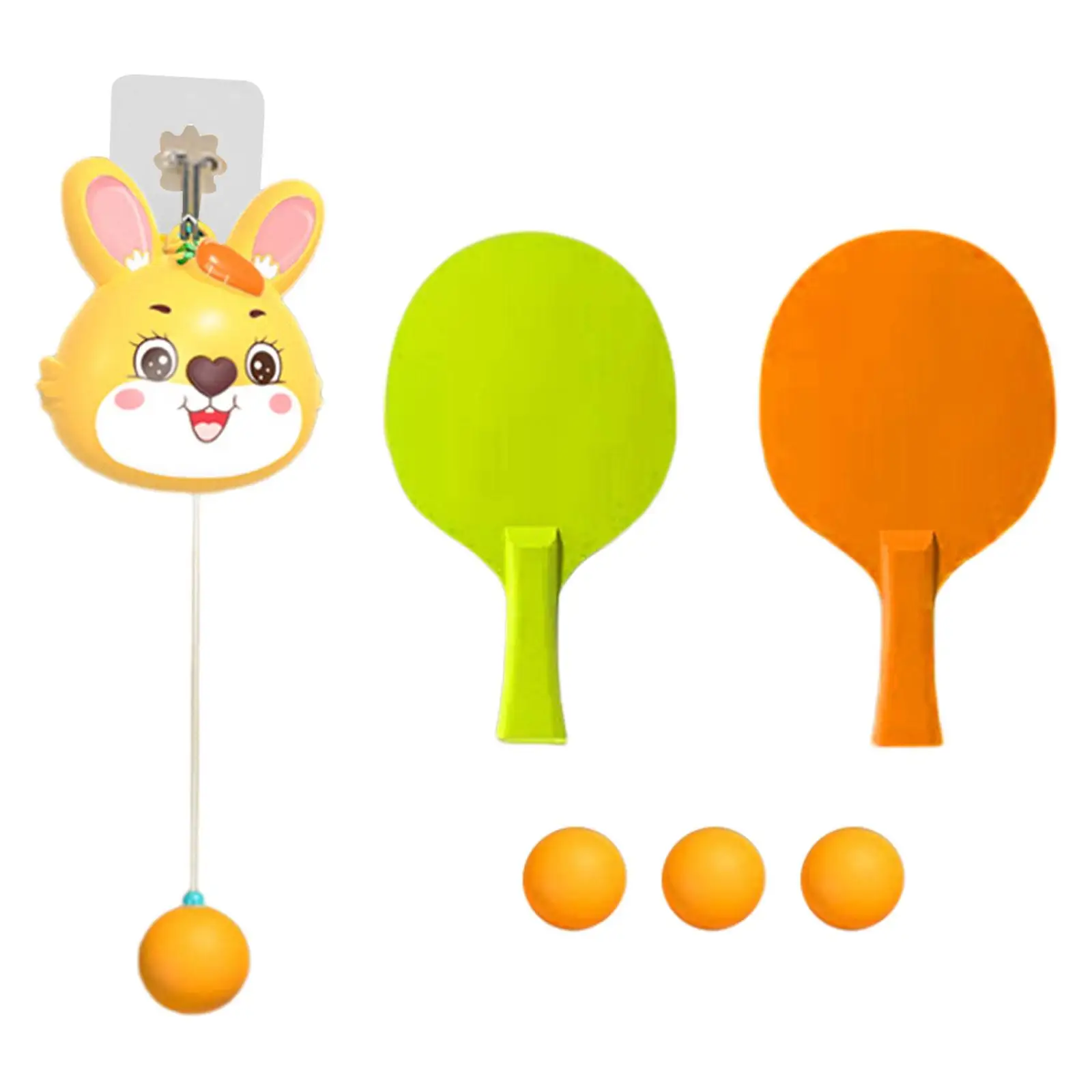 Indoor Hanging Table Tennis Parent Child Toy No Need Table Ping Pong Trainer