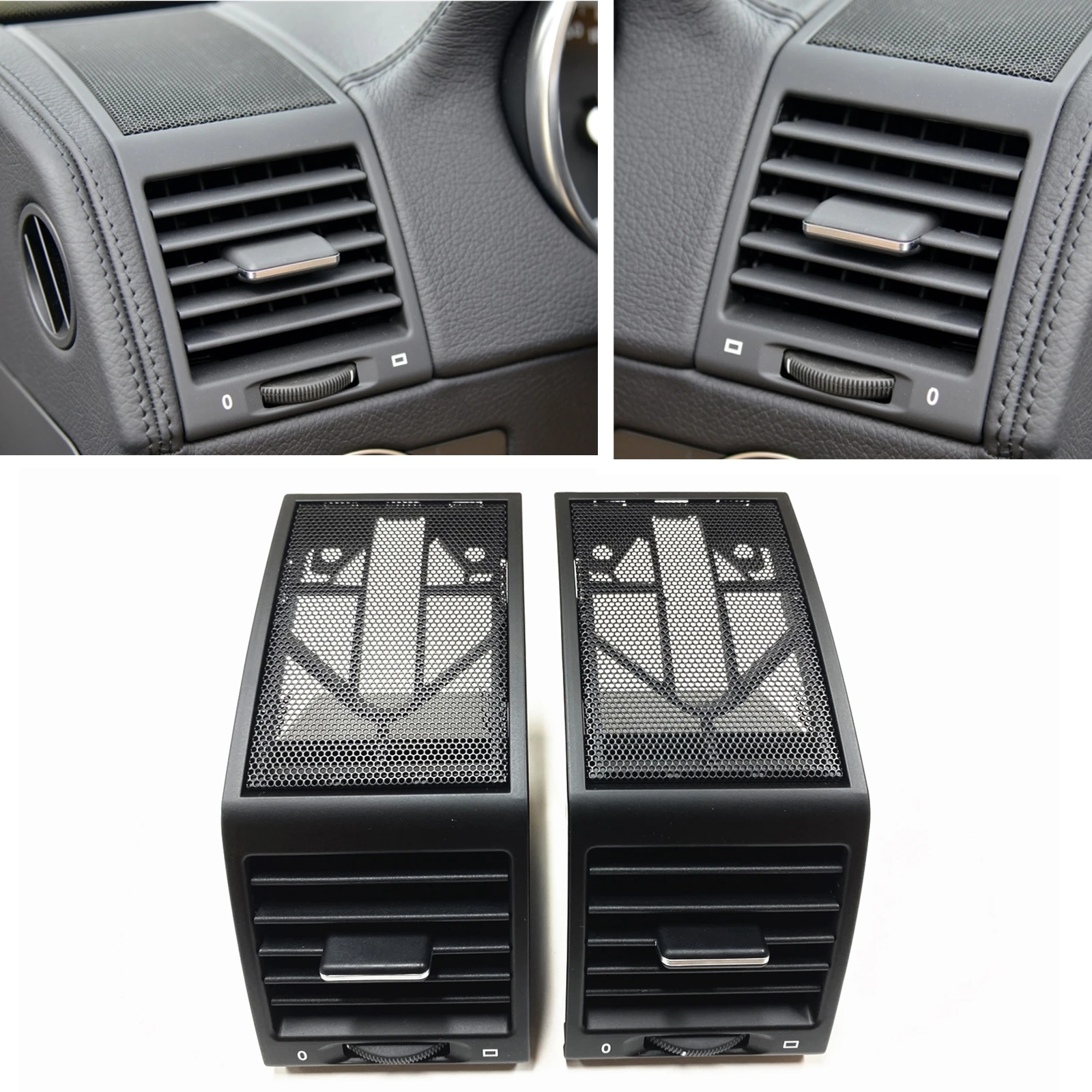 

Conditioner Dash Grill Mesh Dashboard Panel Grille Air Vent Outlet Trim Replacement For Mercedes-Benz G Class W463 2004-2018