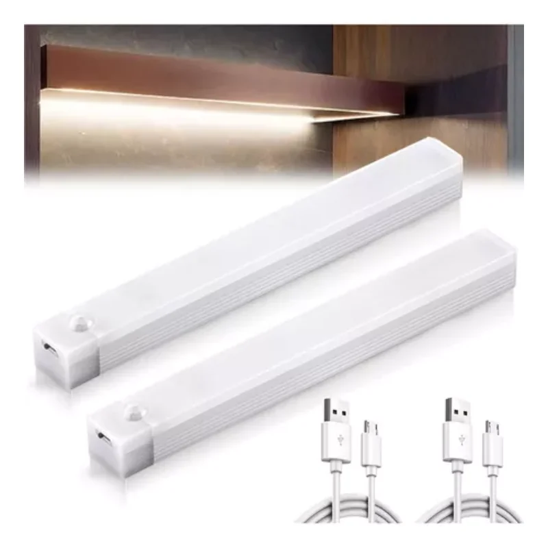 

wardrobe mobile light with sensor 2-piece wall light