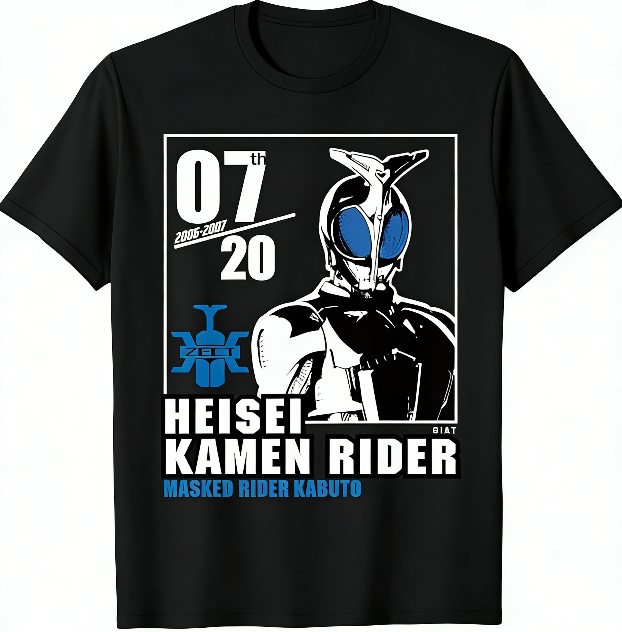 T-Shirt mit Aufdruck „Kamen Rider Series“ für Herren und Damen, trendiger Street-Style, kurzärmeliges T-Shirt, lässig, atmungsaktiv, bequem, für den täglichen Gebrauch