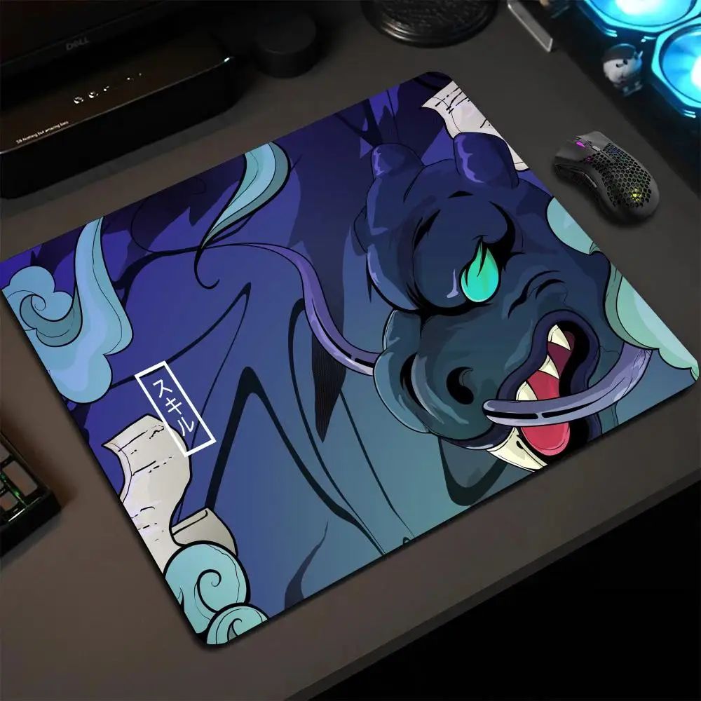 Japan Dragon Mouse Pad Square Gamer Computer Keyboard Mat Gaming Office Accessories Rug Mousepad PC Small Keyboard Table Mats