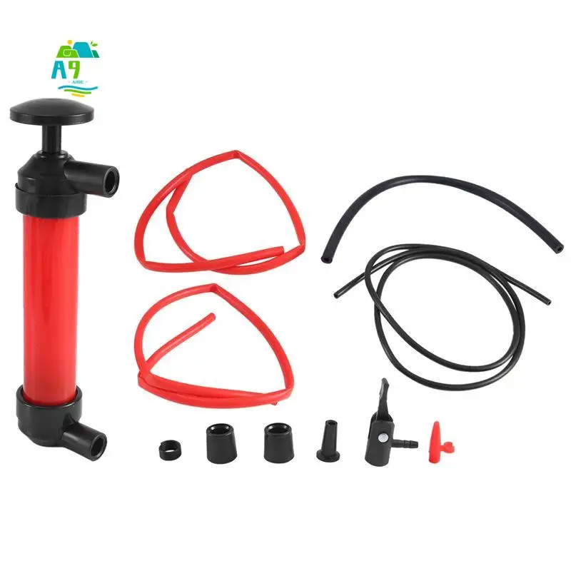 A09E-Multi-Purpose Siphon Transfer Pump Kit, With Dipstick Tube Fluid Fuel Extractor Suction Tool For Oil, , Water, Li