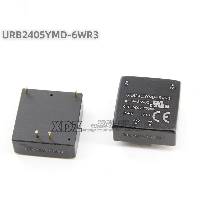 

5pcs/lot URB2405YMD-6WR3 24V to 5V DC power module DIP-4 package DC-DC isolation voltage reduction