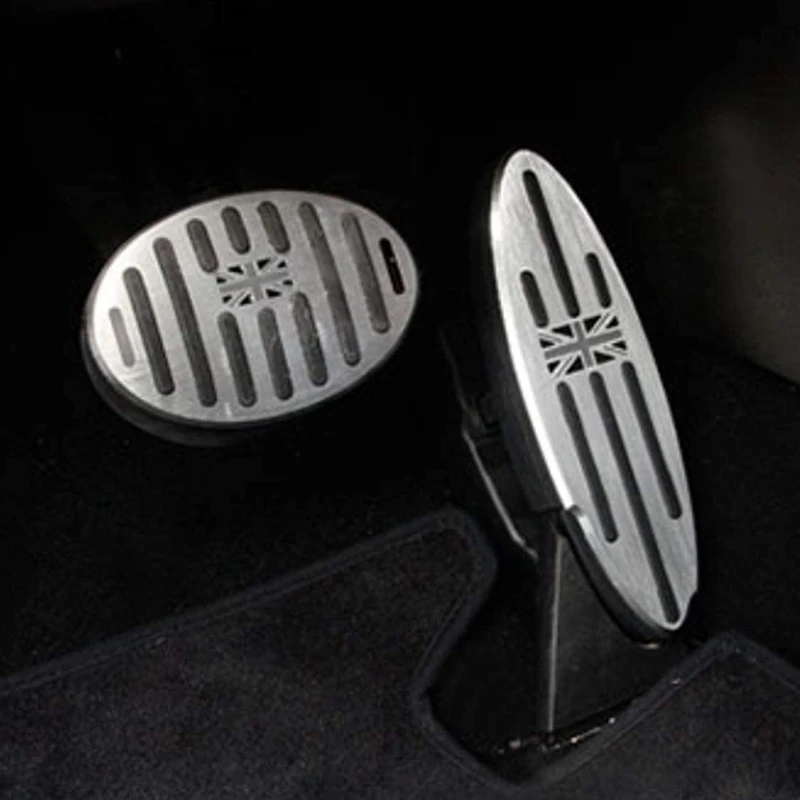 

L39A-Union Jack At Auto Алюминиевая крышка педали для Mini Cooper 2010-2018 F54 F55 F56 F57 F60 R55 R56 R57 R58 R59 R60 R61