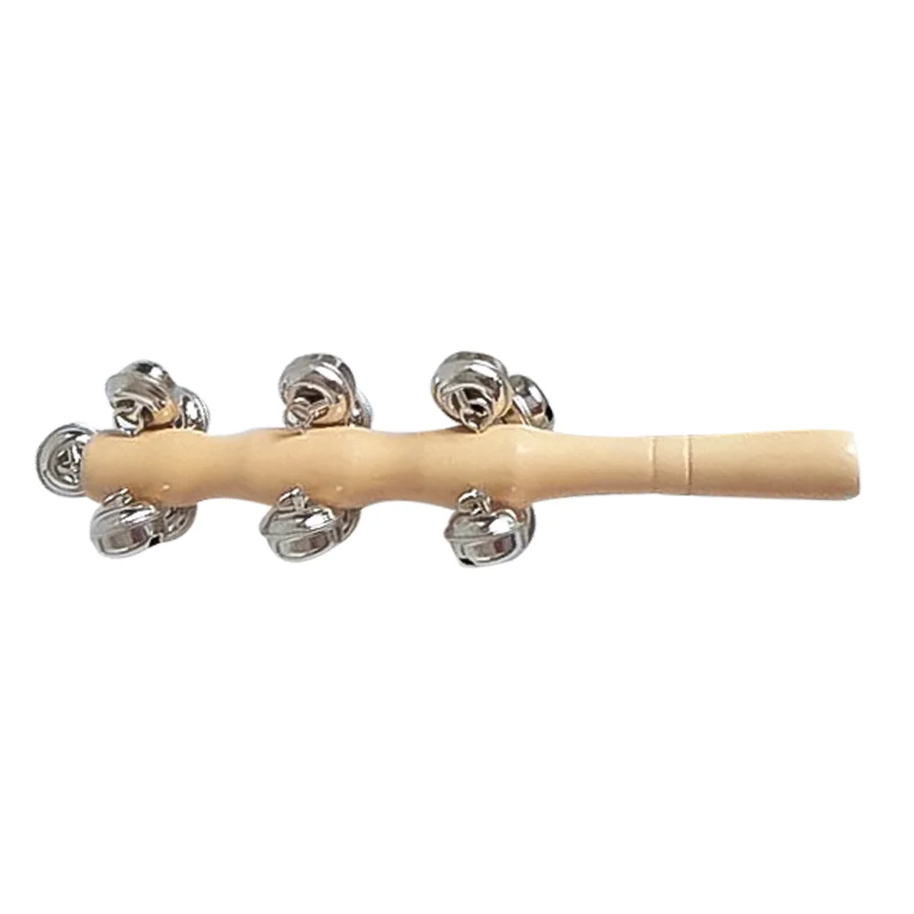 Christmas Hand Rattles Wooden Primary Toys Baby Music Musical Instrument Girls