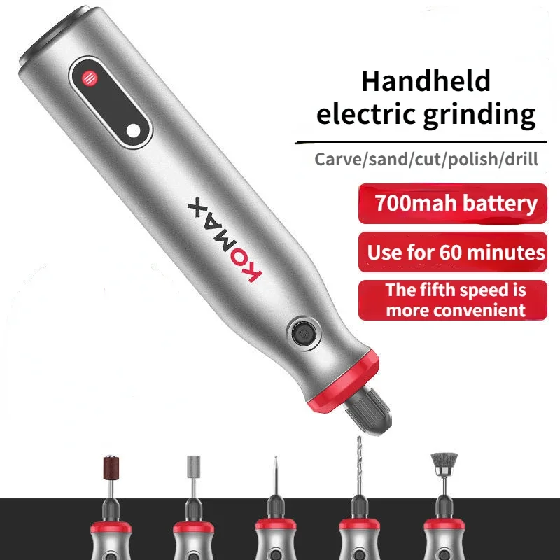 Xiaomi Komax Electric Grinder USB Charger Cordless Household Engraving Pen Grinding Polishing Variable Speed Power Rotary Tools