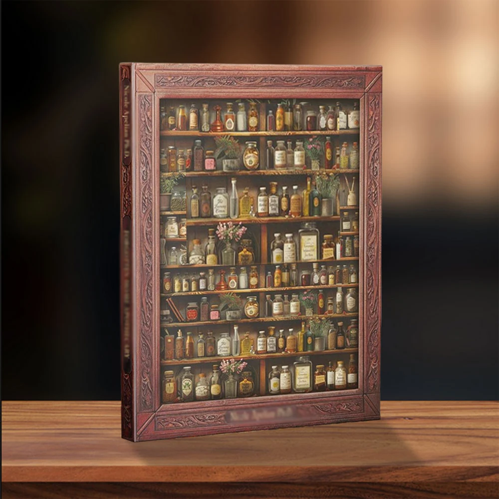 

Forgotten Home boticario libro de remedios a base de hierbas, 250 papeles, remedios potentes, médico en casa para el bienestar d