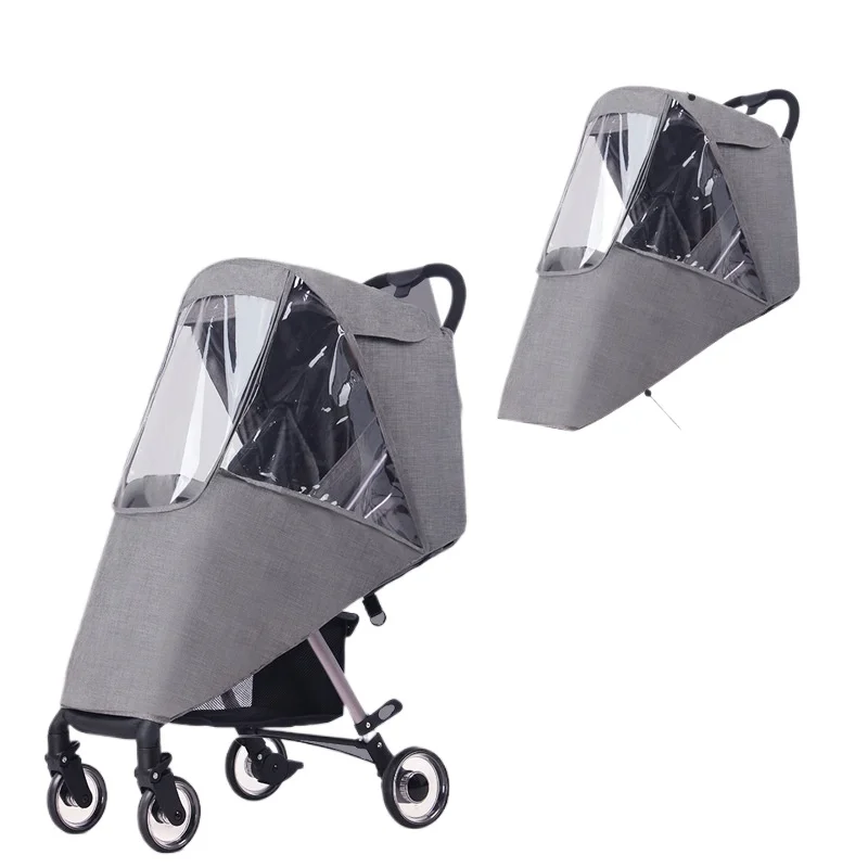 

Baby stroller rain cover universal bb children's umbrella cart breathable winter rain shelter windshield trolley cold and warm