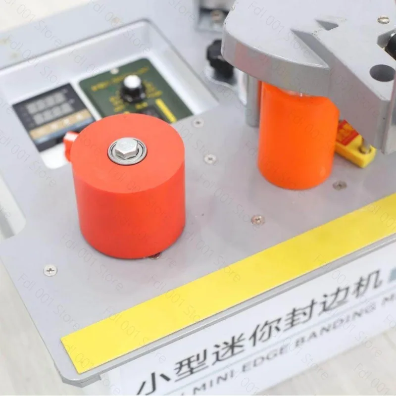 HF-Saw table mini edge banding machine, curved and straight dual-purpose stepless speed regulation, edge banding that placed